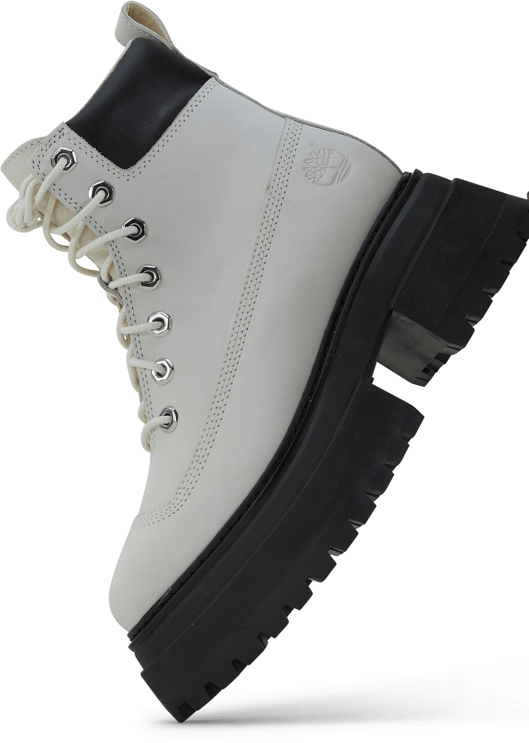 Timberland Sky 6 In Lace Up Bright White