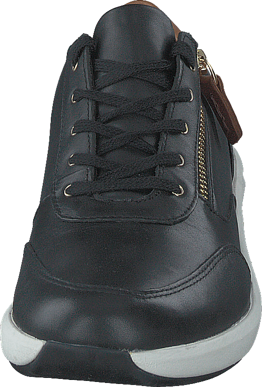 Un Rio Zip Black Leather
