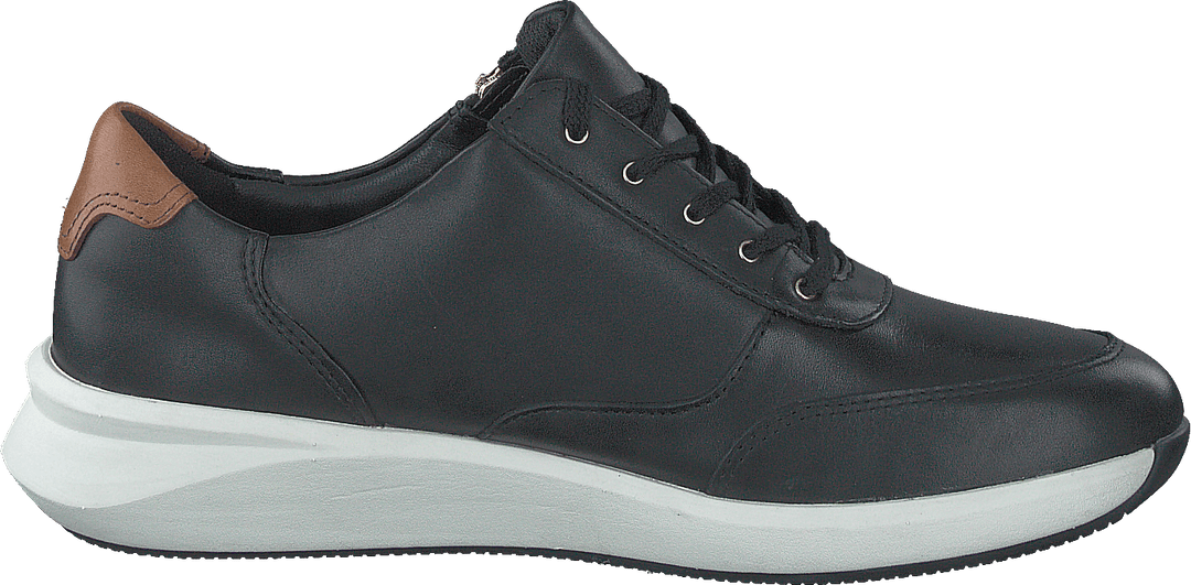 Un Rio Zip Black Leather