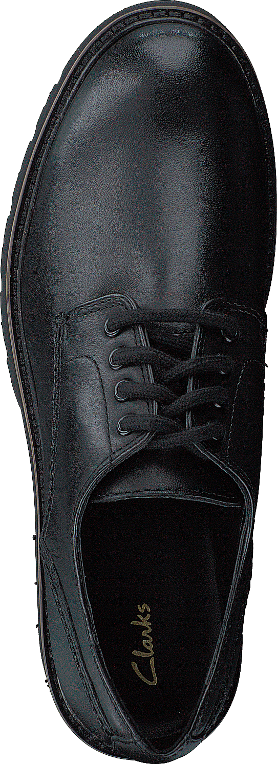 Orianna Derby Black Leather