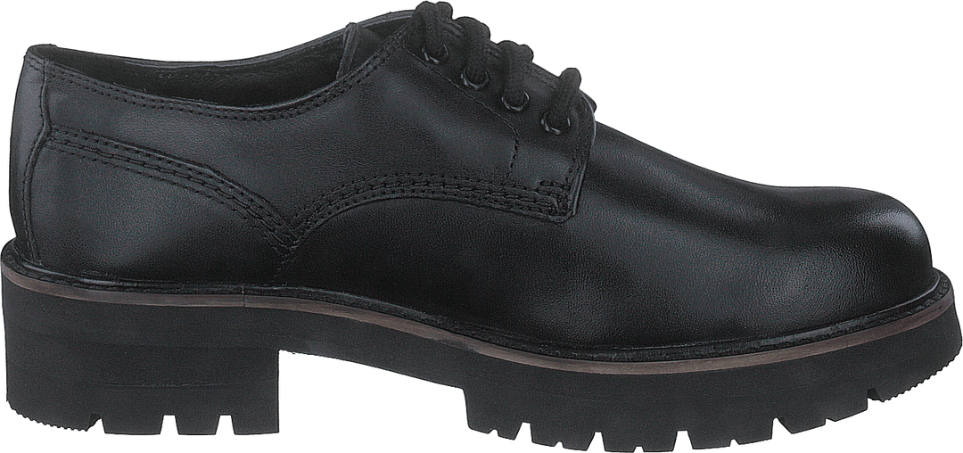 Orianna Derby Black Leather