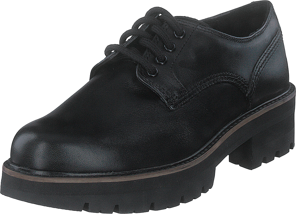 Orianna Derby Black Leather