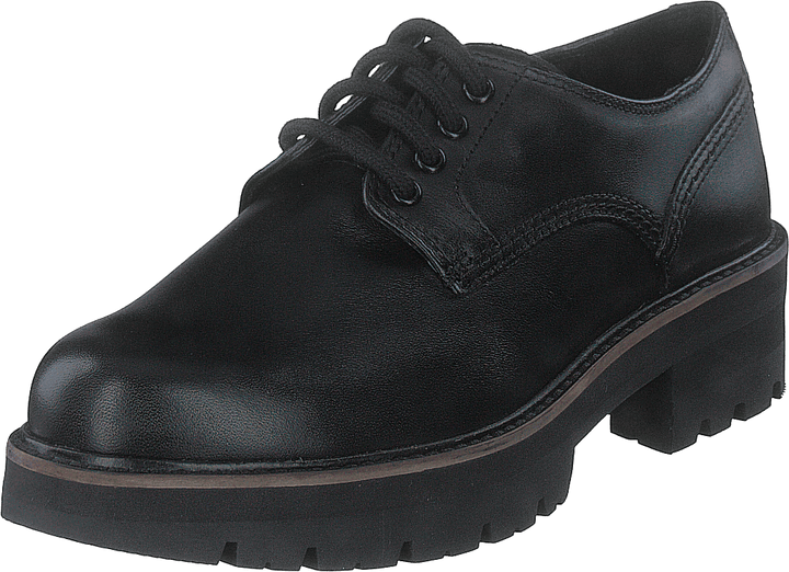 Orianna Derby Black Leather