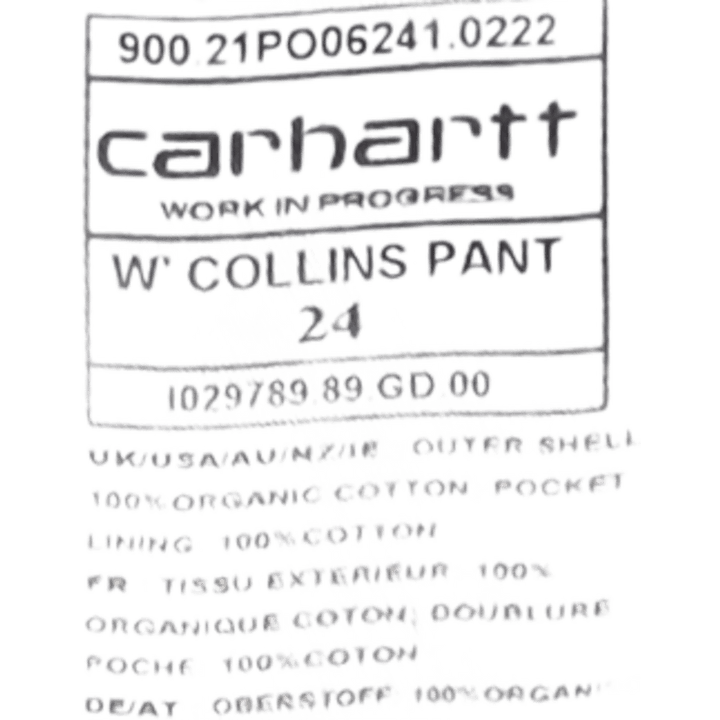 W' Collins Pant Black