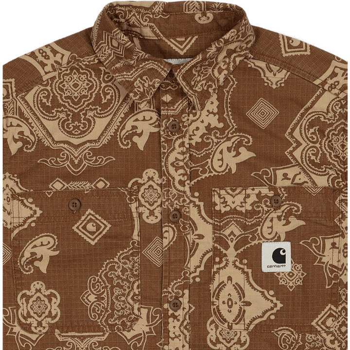 Camicia W' L/s Verse Stampa Verse, Hamilton Brown
