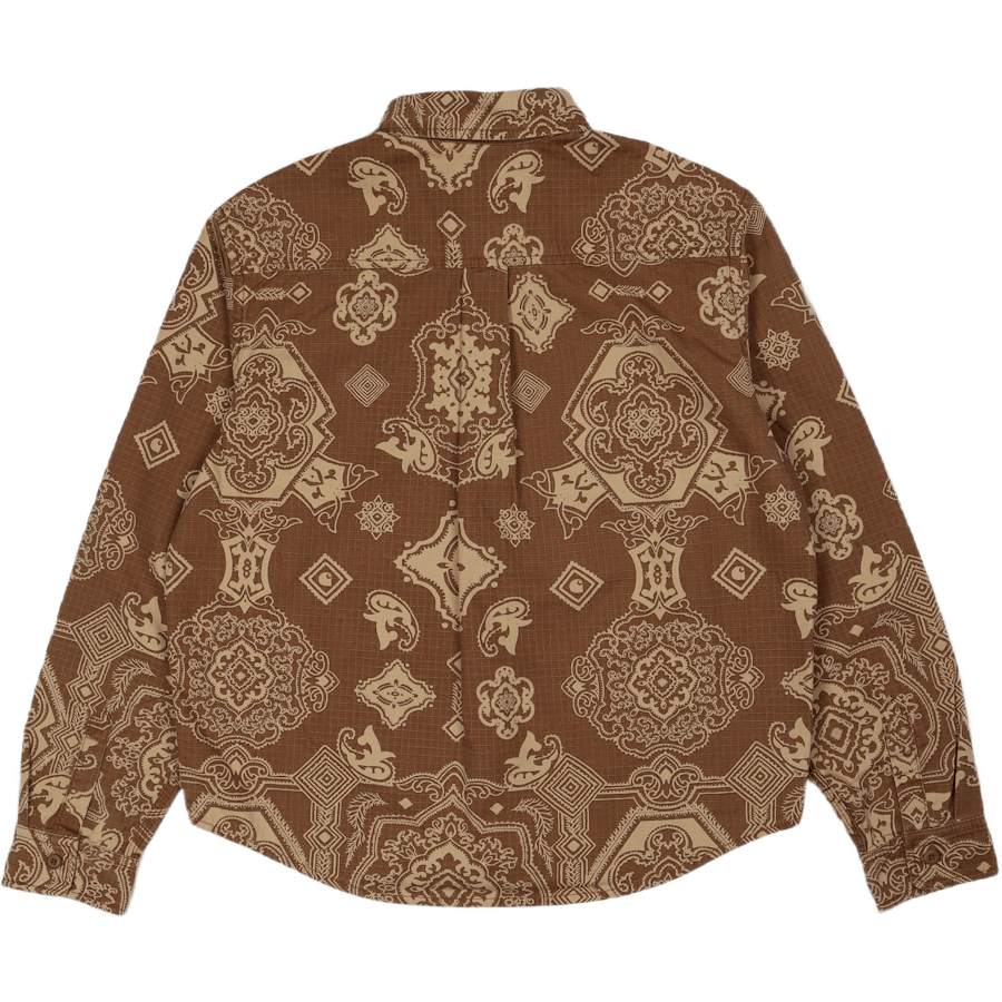 Camicia W' L/s Verse Stampa Verse, Hamilton Brown