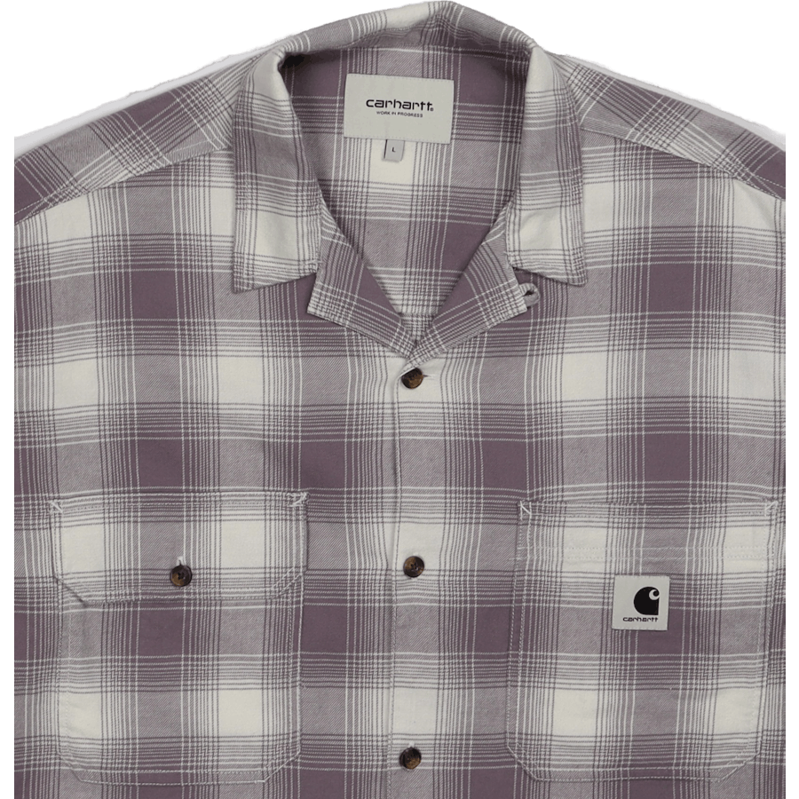 W' L/s  Deaver Shirt Deaver Check, Misty Thistle