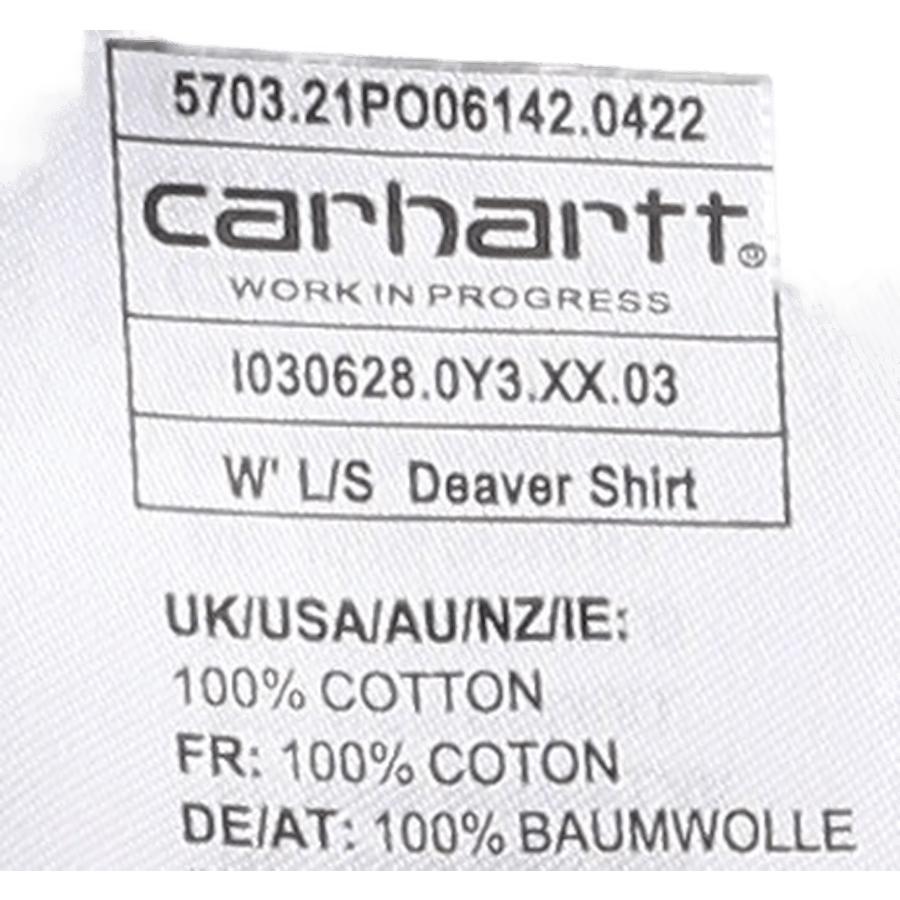 W' L/s  Deaver Shirt Deaver Check, Misty Thistle