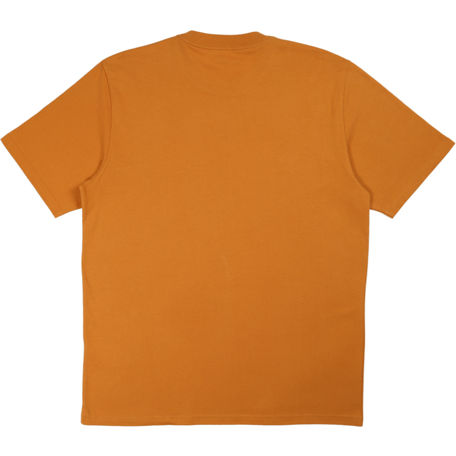 S/s Script T-shirt Ochre / Dark Navy