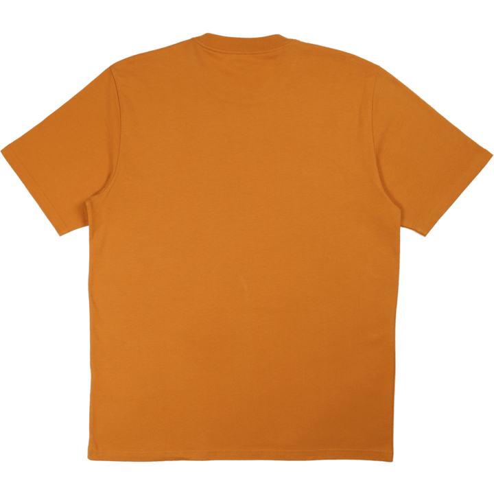 S/s Script T-shirt Ochre / Dark Navy
