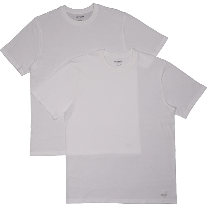 Standard Crew Neck T-shirt White + White