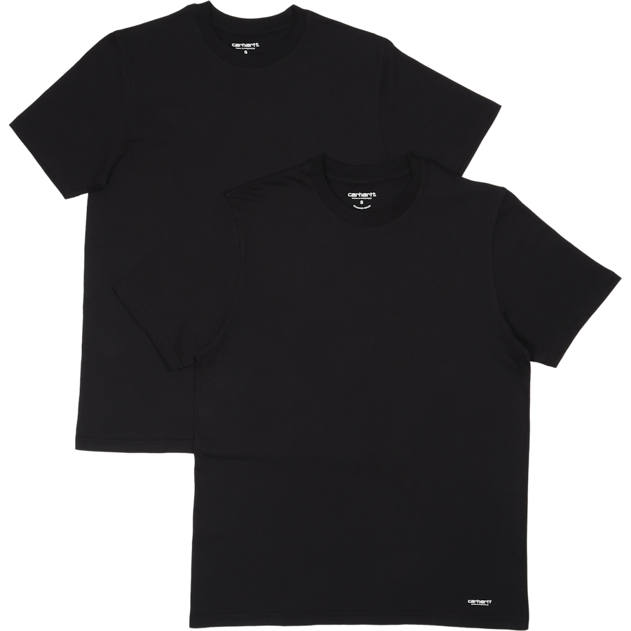 Standard Crew Neck T-shirt Black + Black