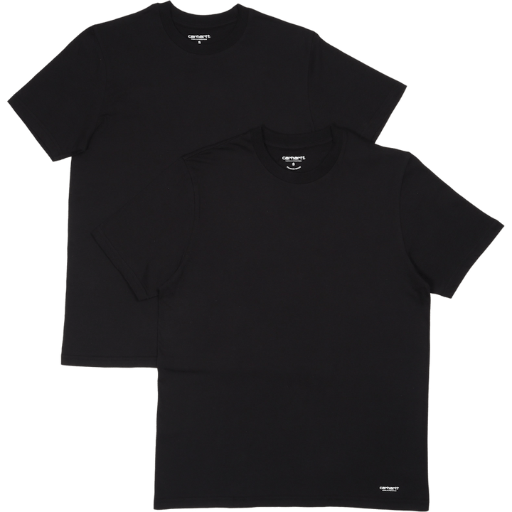 Standard Crew Neck T-shirt Black + Black