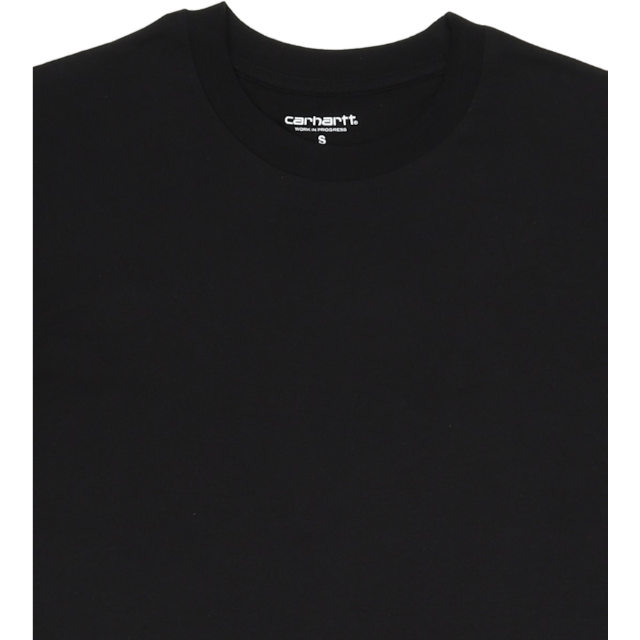 Standard Crew Neck T-shirt Black + Black