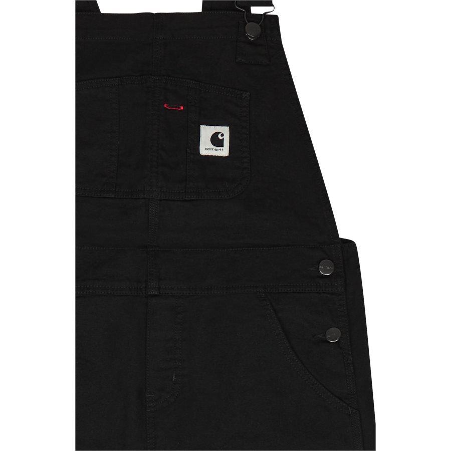 W' Bib Overall Black