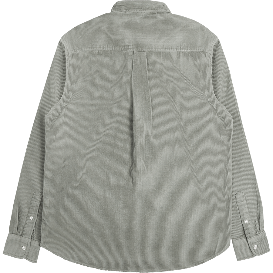 L/s Madison Cord Shirt Misty Sage / Black