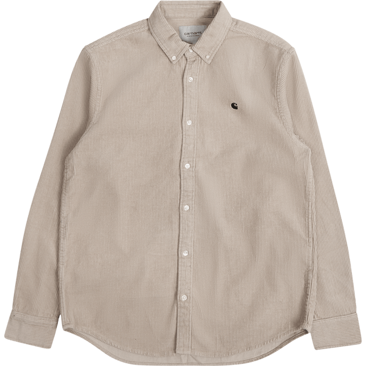 L/s Madison Cord Shirt Wall / Black