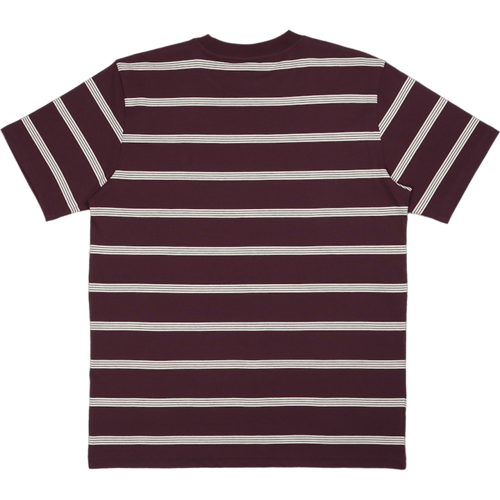 S/s Glover T-shirt Glover Stripe, Dark Plum / Wax