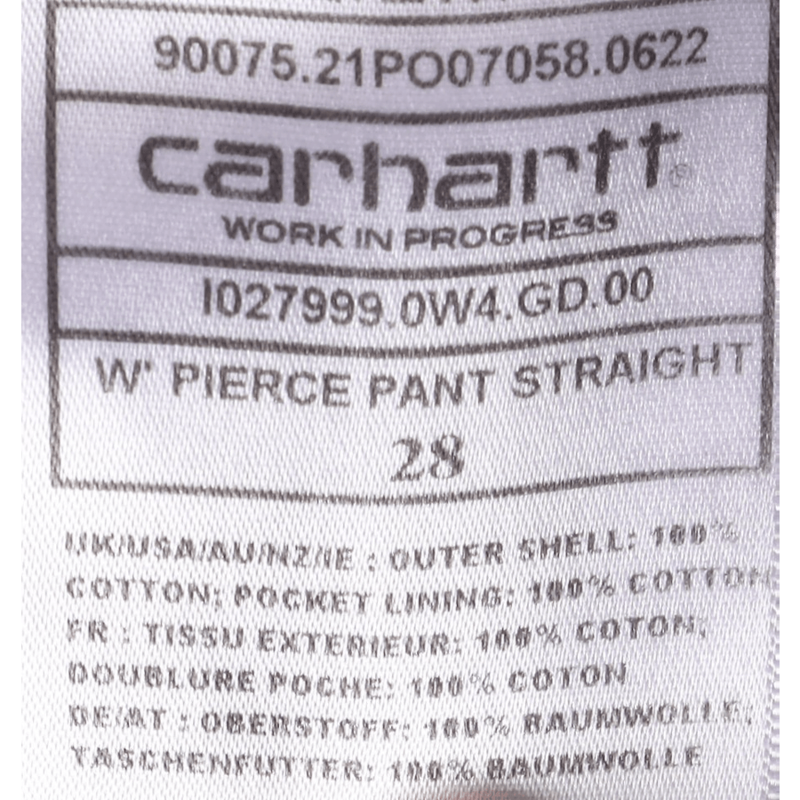 W' Pierce Pant Straight Ale