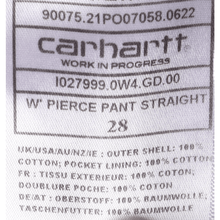 W' Pierce Pant Straight Ale