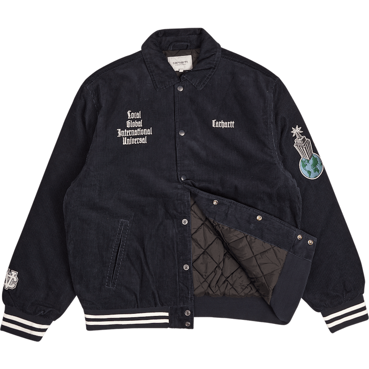 Letterman Jacket Dark Navy / Wax
