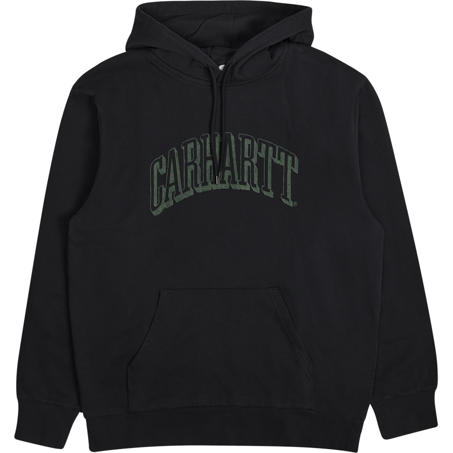 Hooded Scrawl Sweat Dark Navy / Bonsa