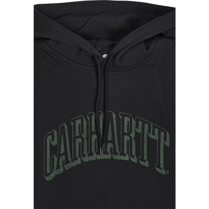 Hooded Scrawl Sweat Dark Navy / Bonsa