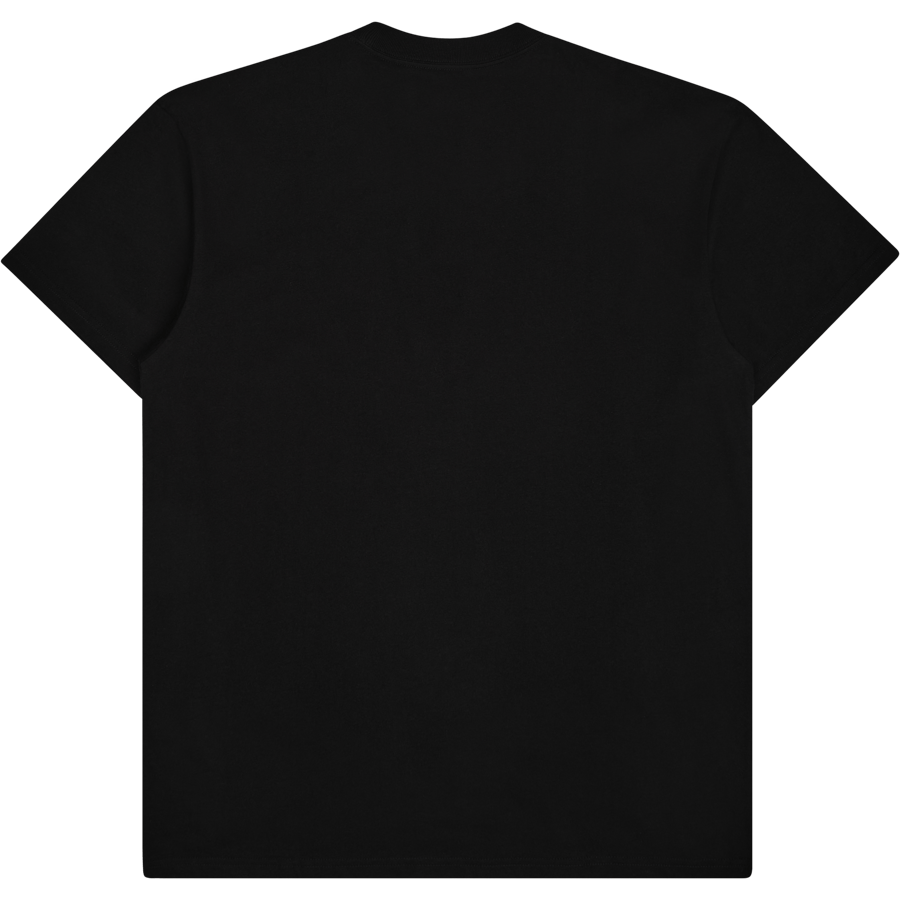 S/s Scrawl Script T-shirt Black / Misty Sky