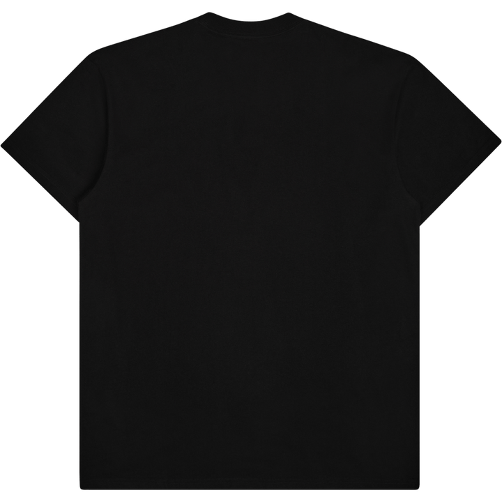 S/s Scrawl Script T-shirt Black / Misty Sky