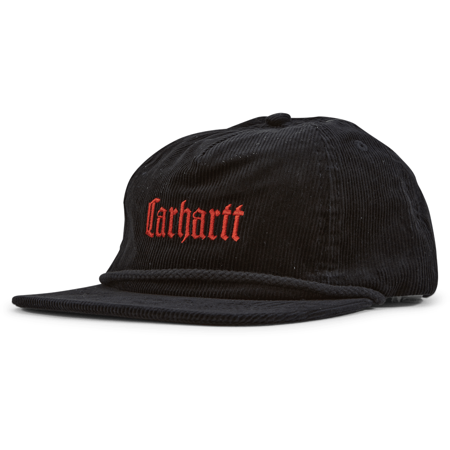 Letterman Cap Black / Brick