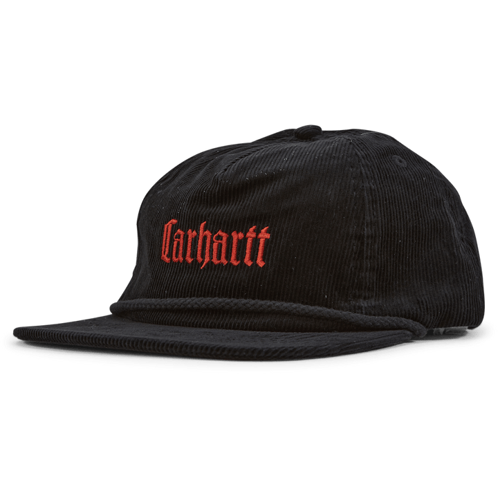 Letterman Cap Black / Brick