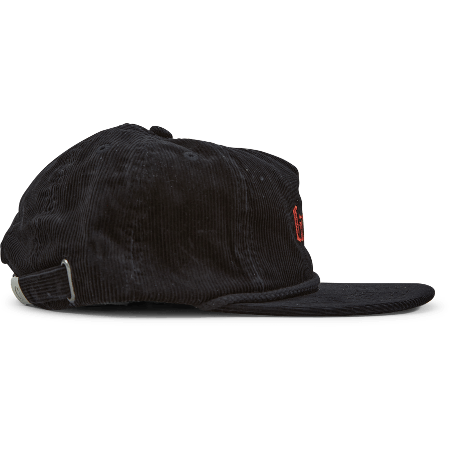 Letterman Cap Black / Brick