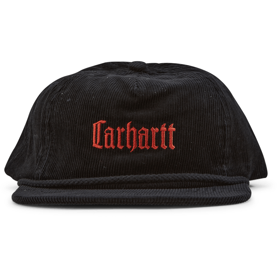 Letterman Cap Black / Brick