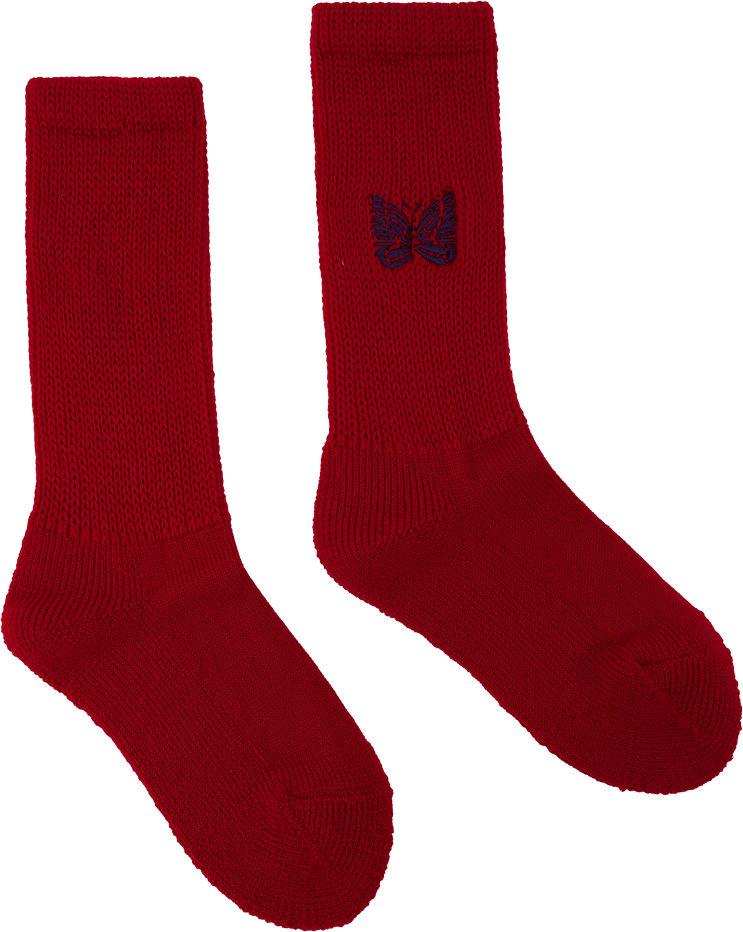Pile Socks - Merino Wool Red