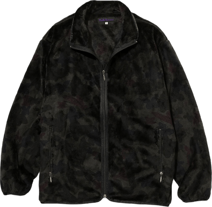 W.u. Piping Jacket - Micro Fur Charcoal