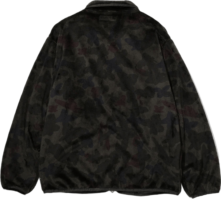 W.u. Piping Jacket - Micro Fur Charcoal