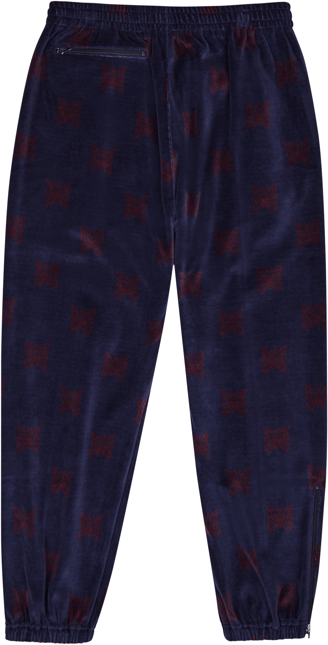 Calças de treino com fecho - C/pe Papil Navy/bordeaux