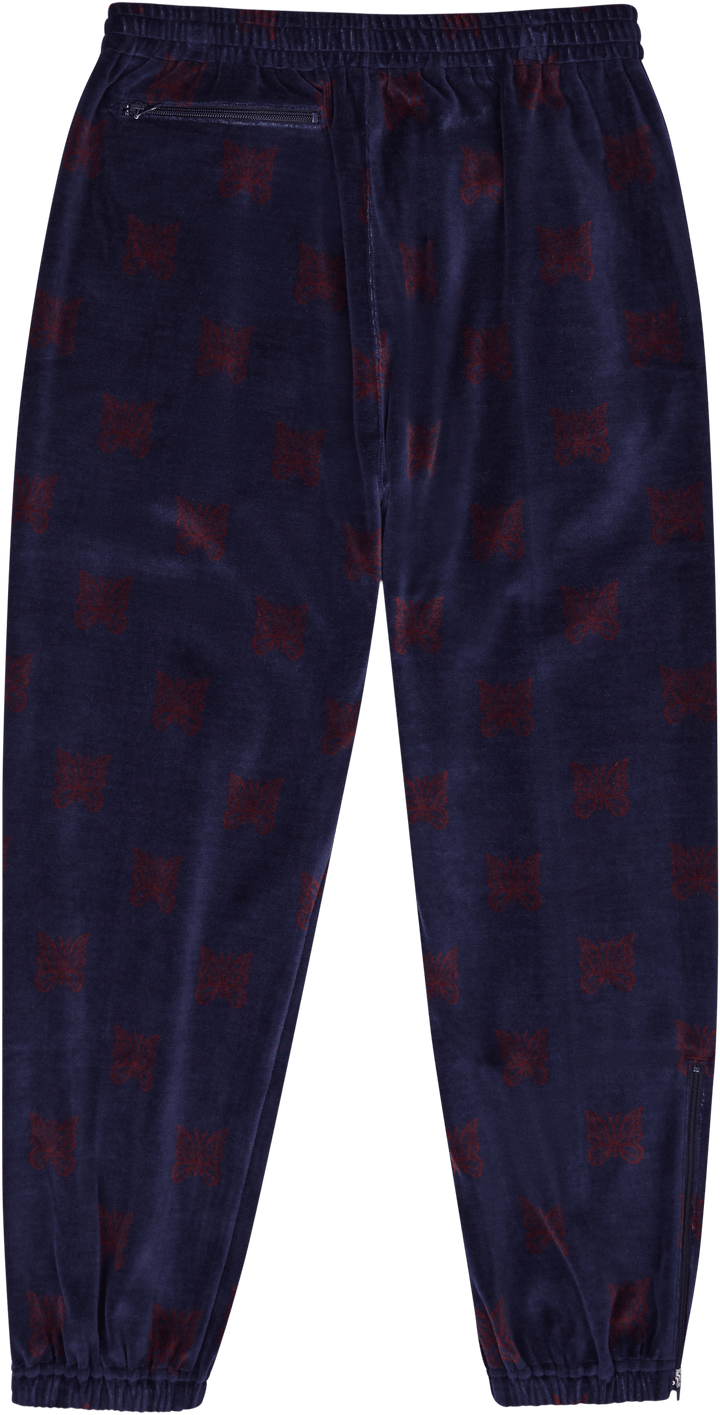 Calças de treino com fecho - C/pe Papil Navy/bordeaux