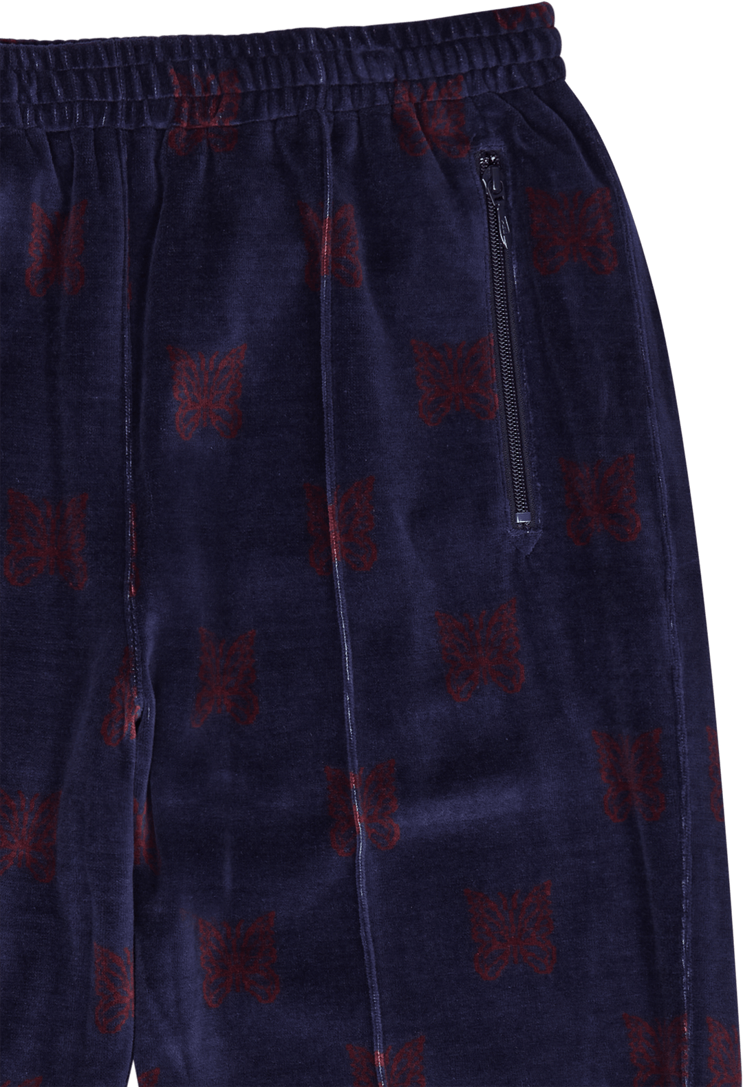 Calças de treino com fecho - C/pe Papil Navy/bordeaux