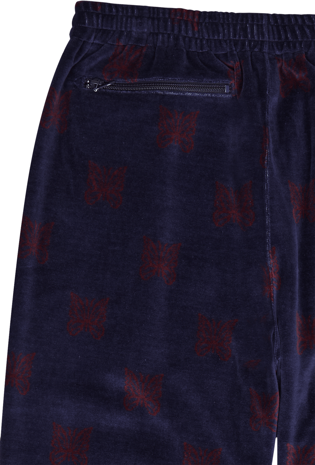 Calças de treino com fecho - C/pe Papil Navy/bordeaux