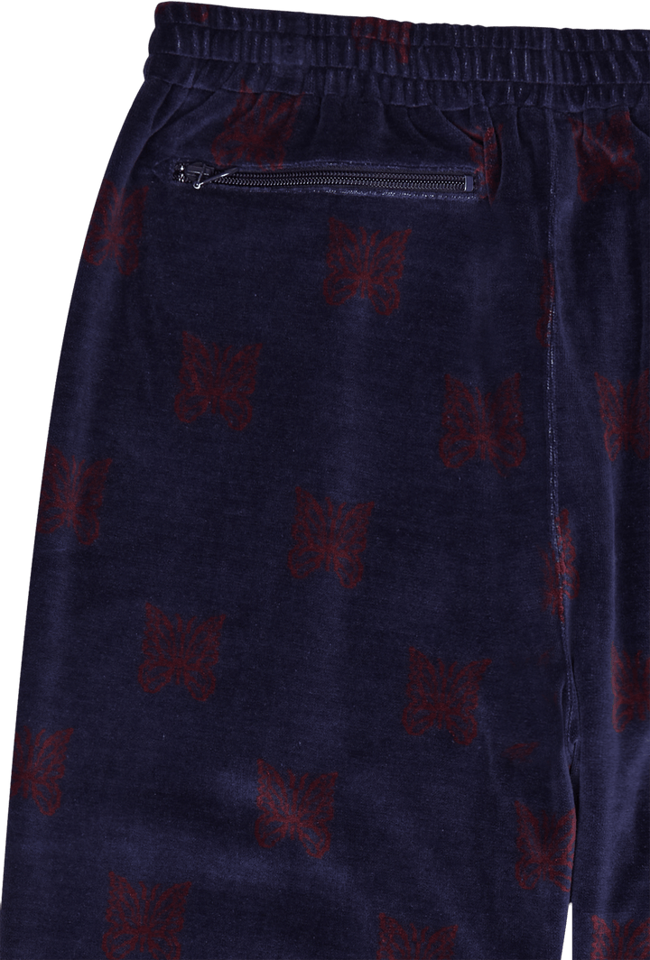 Calças de treino com fecho - C/pe Papil Navy/bordeaux