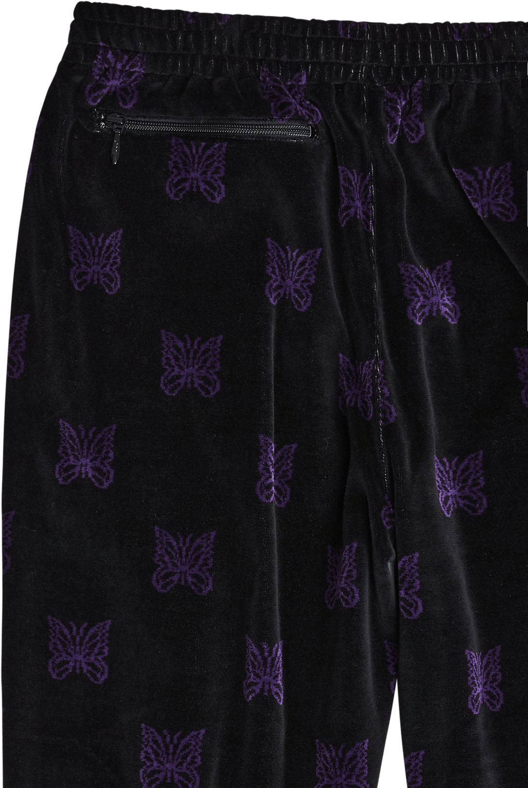 Track Pant mit Reißverschluss - C/pe Papil Schwarz/Violett