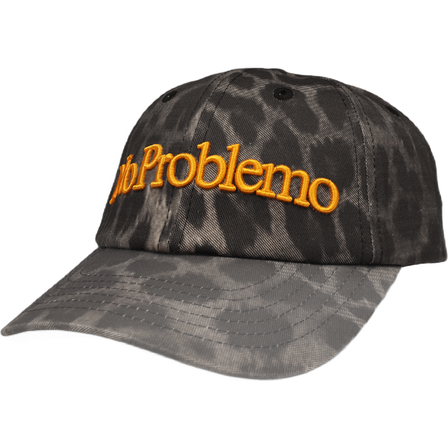Leopard Print No Problemo Cap Khaki