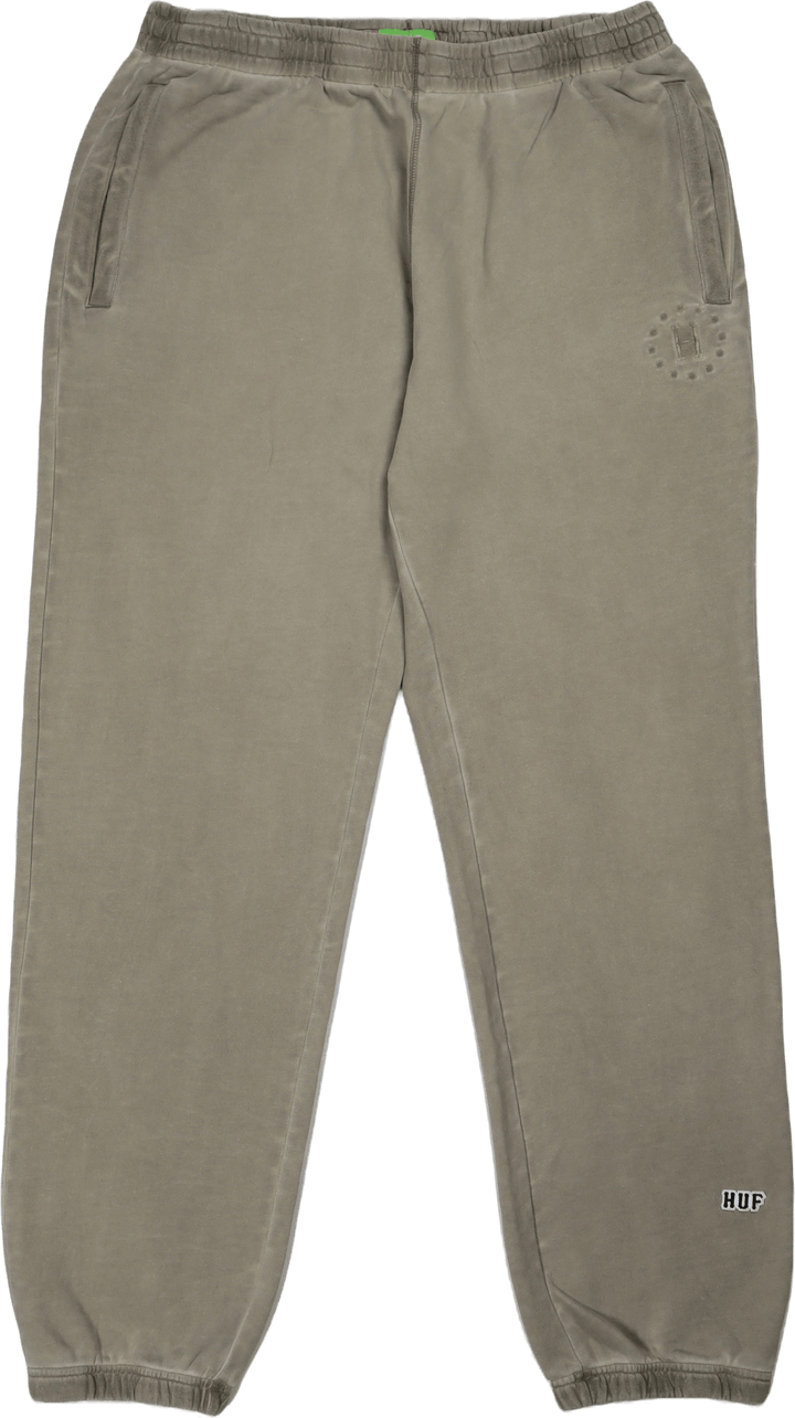 12 Galaxies Faded Fleece Pant Khaki