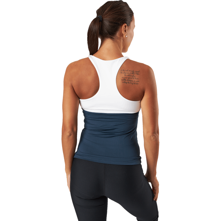 Canottiera Court Navy/bianco