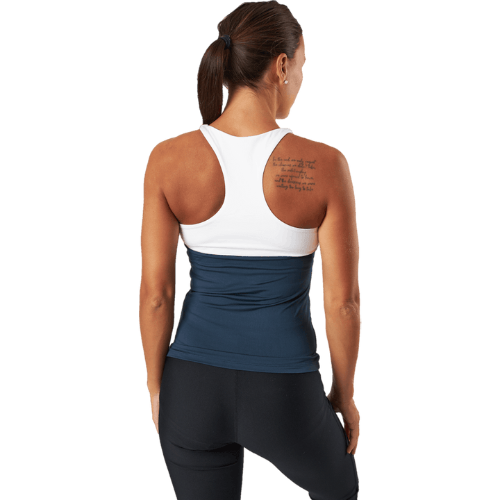 Canottiera Court Navy/bianco