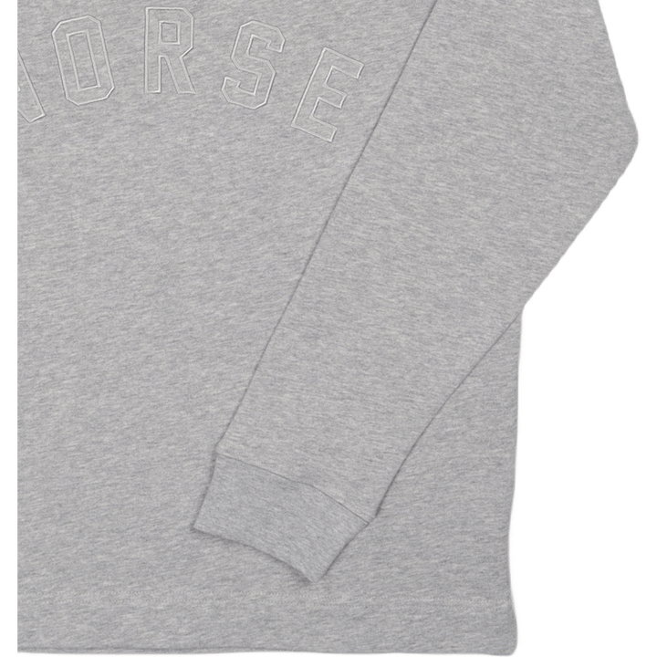 Jorn Half Zip Cotton Pullover Grey