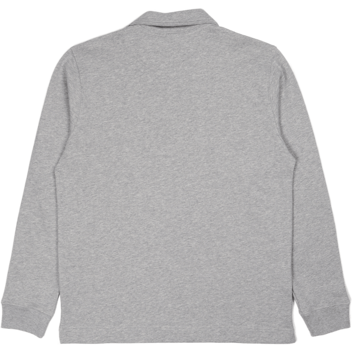 Jorn Half Zip Cotton Pullover Grey