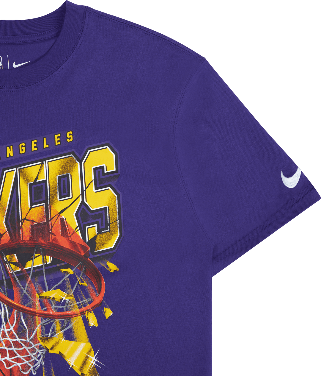Lakers Courtside Shattrd Ss Tee