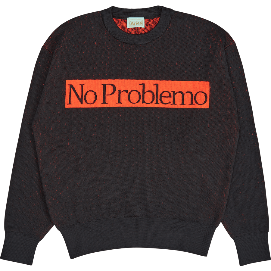 Recycled Problemo Knit Black
